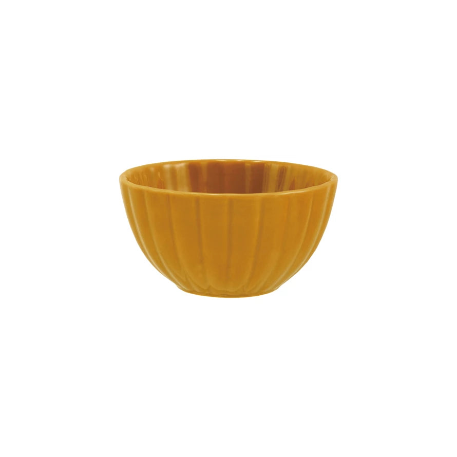 Bowls: Mustard Fluted