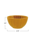 Bowls: Mustard Fluted