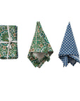 Napkins: Block Print Cotton, Set of 4