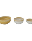 Bowls: Stoneware set of 3