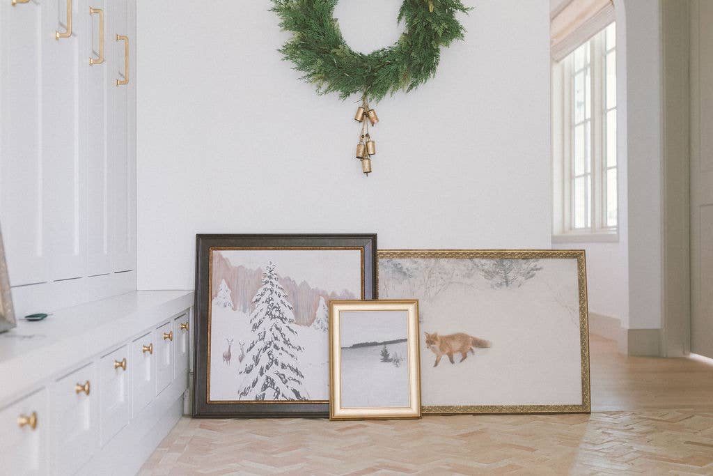 Art: Fox In Winter Framed