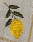 Towel: Hand Stitched Lemon