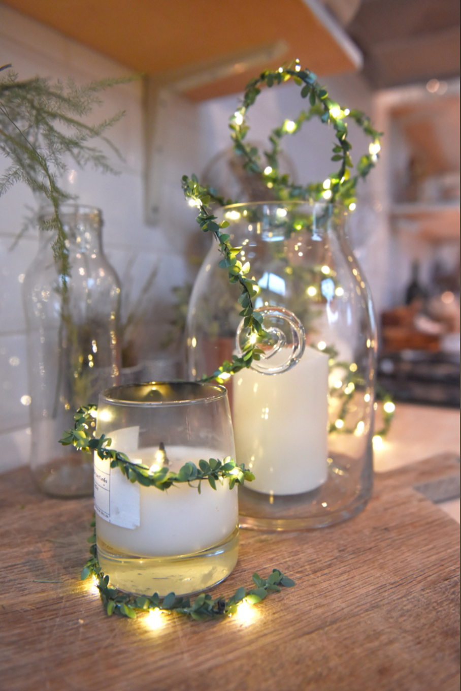 Lights: Greenery Light String - Foliage Style Garland