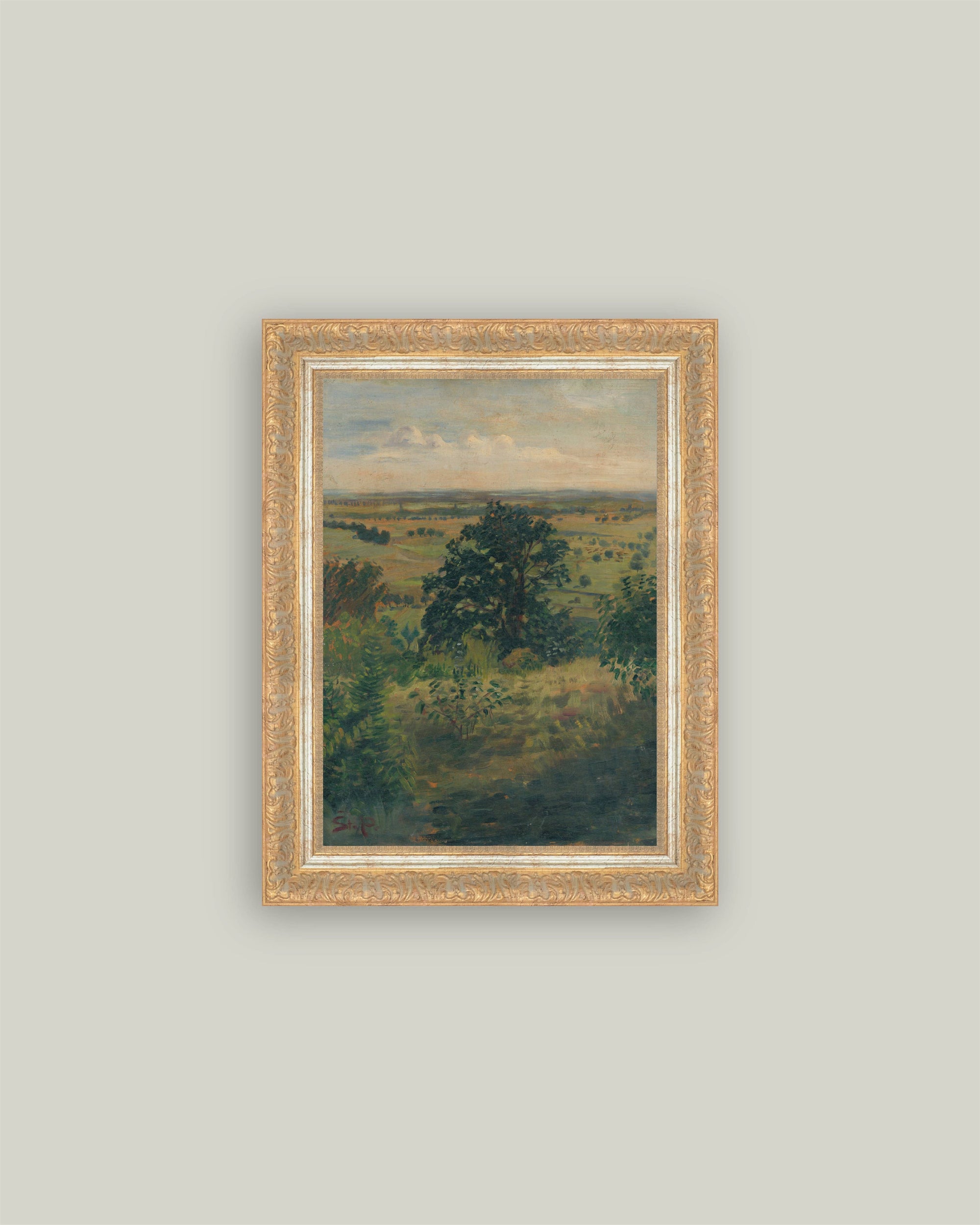 View of Sur Stefan: 10x12