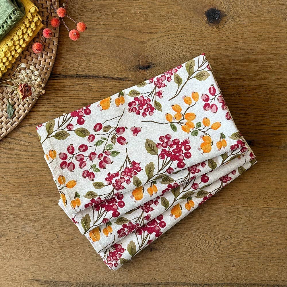 Napkins: Warm Berry Set of 4