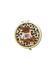 Compact: Hand-painted Americana Teddy Compact
