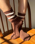 Socks: Le Bon Shoppe Bear Varsity