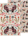 Dishtowels: Cat Bloom Set of Two