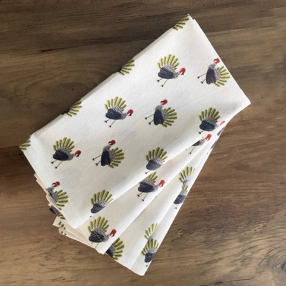 Napkins: Turkey Set of4