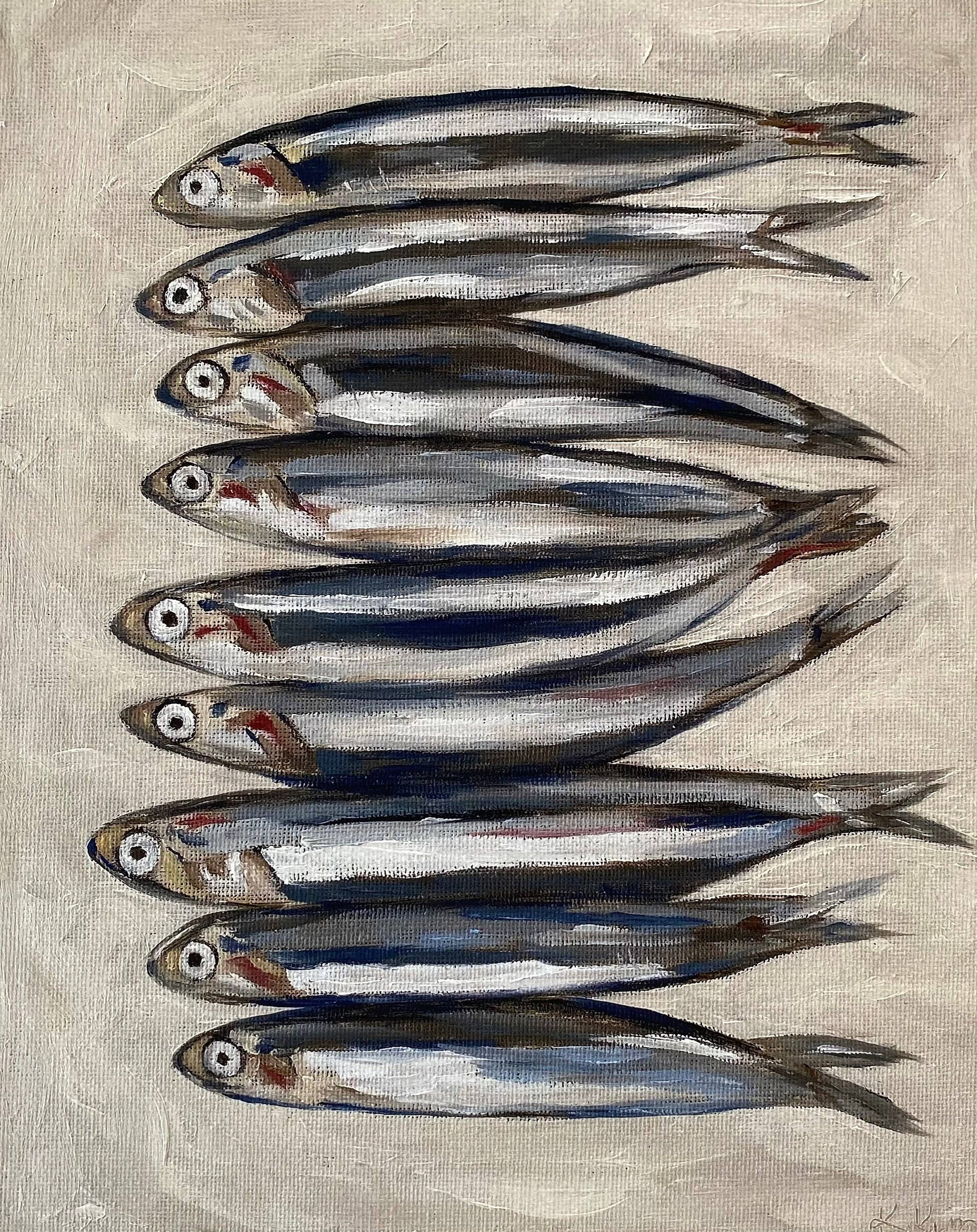 SARDINES - Art Print (unframed): 8x10&quot;