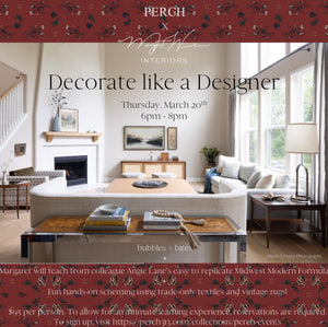 Decorate like a Designer - March 20th