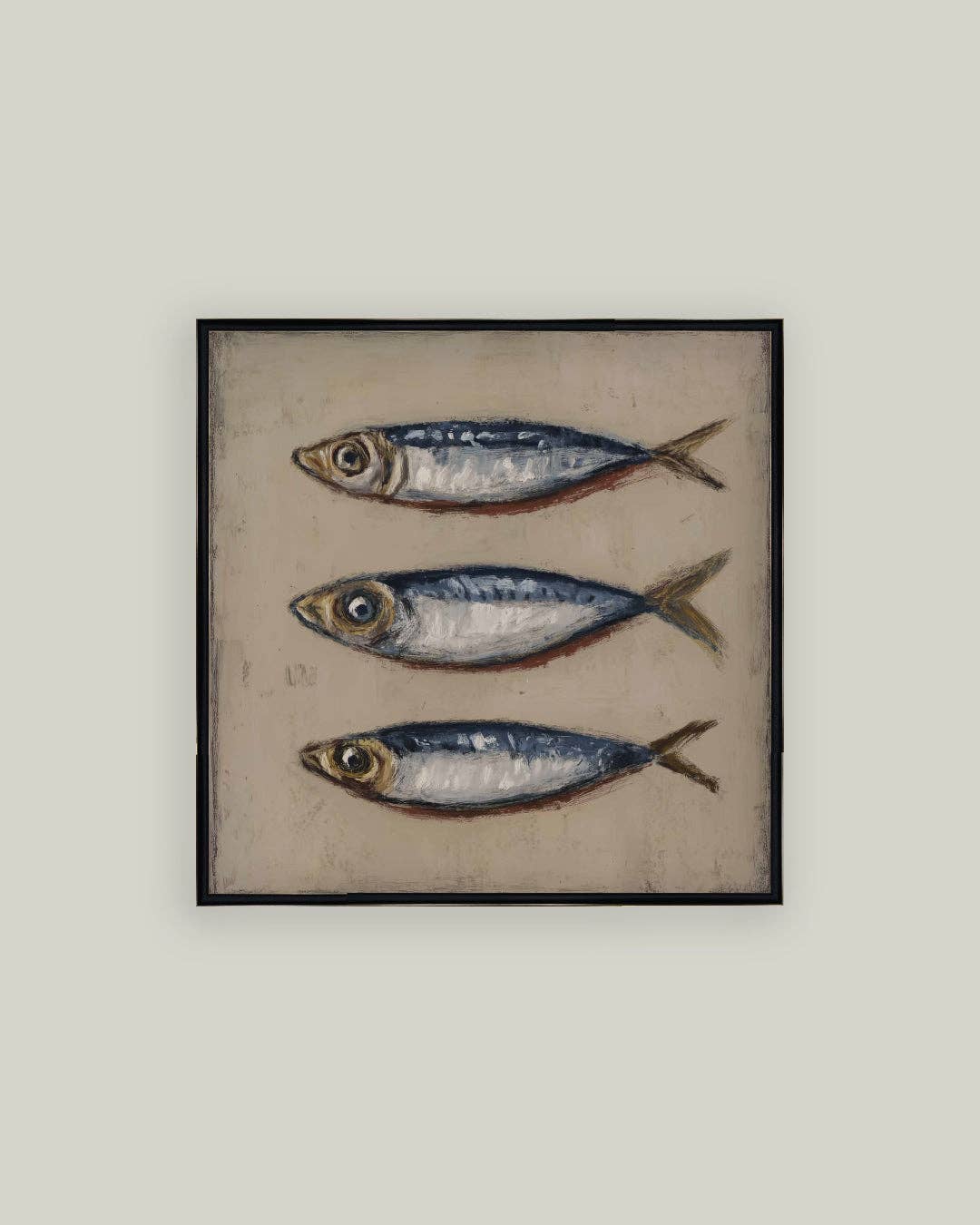 Three Blue Fish: 16x16
