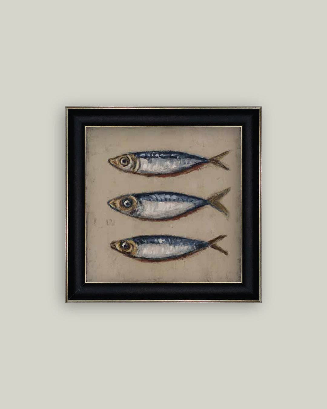 Three Blue Fish: 16x16