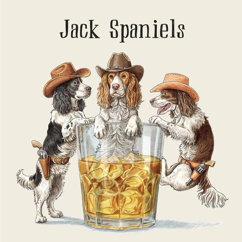 Cocktail Napkins: Jack Spanials