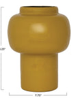 Vase: Enameled Metal