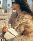 Compact: Hand-painted Americana Teddy Compact