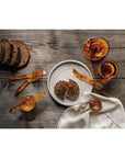 Tortoise Shell Resin Napkin Ring Set of 4