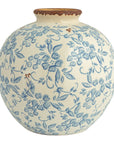 Vase: Terracotta Blue Vine