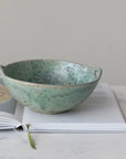 Bowl: Aqua Stoneware