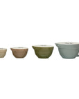 Measuring Cups: Stoneware Batter Bowls, Set of 4