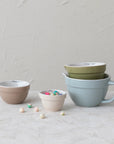 Measuring Cups: Stoneware Batter Bowls, Set of 4