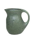 Pitcher: Green Stoneware