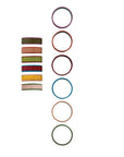 Napkin Rings: Enameled Metal