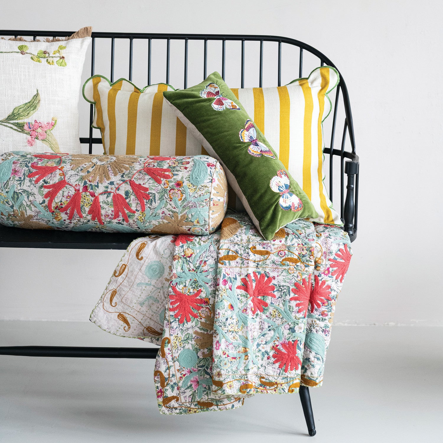 Pillow: Stonewashed Cotton Voile Bolster