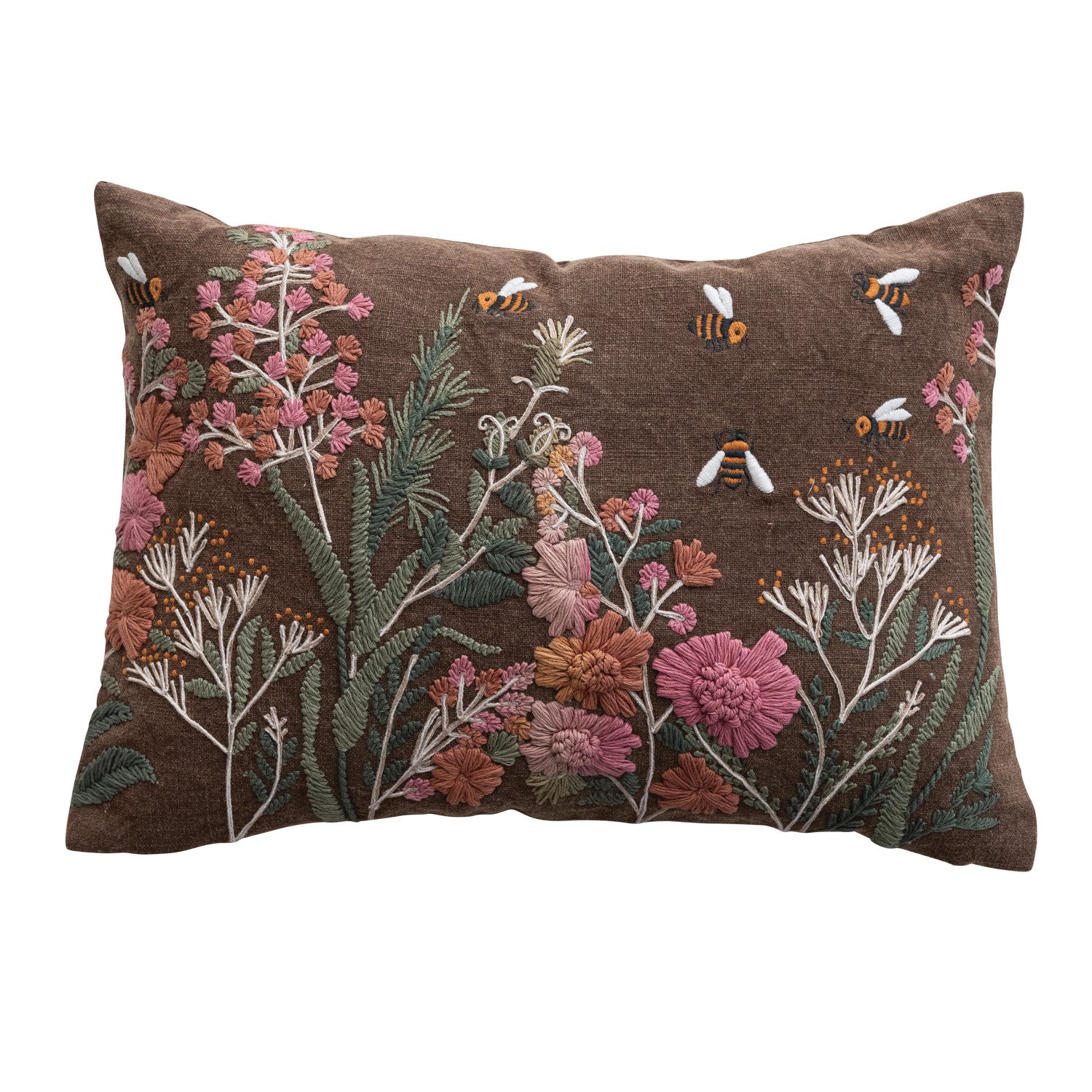 Pillow: Embroidered Lumbar