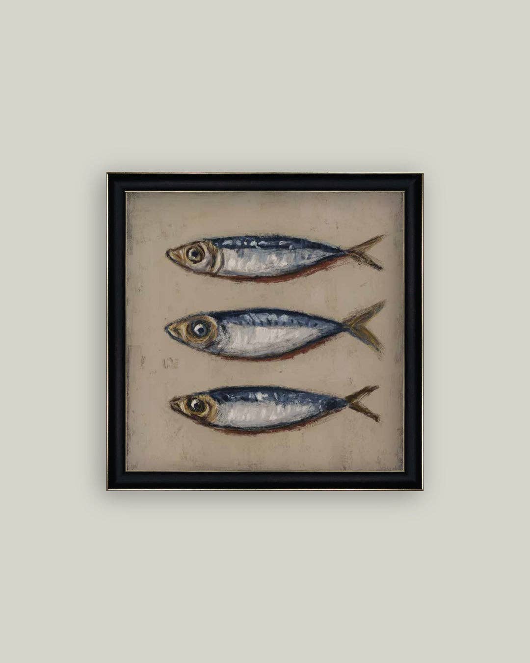 Three Blue Fish: 16x16