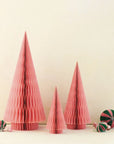 Holiday Tree: 12" Pink Honeycomb