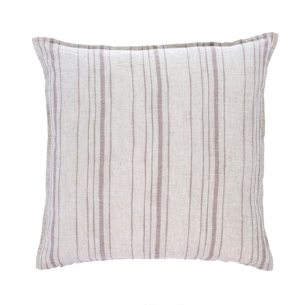 Striped linen clearance pillow