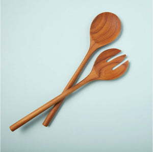 Teak Salad Servers