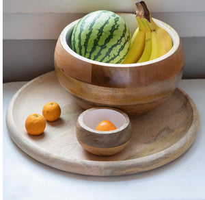 Bowl: Large Mango Curved